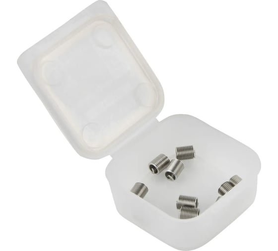 Изображение товара Резьбовые вставки WIEDERKRAFT M3x0,5, 2,5d, 10 предметов WDK-IN03052