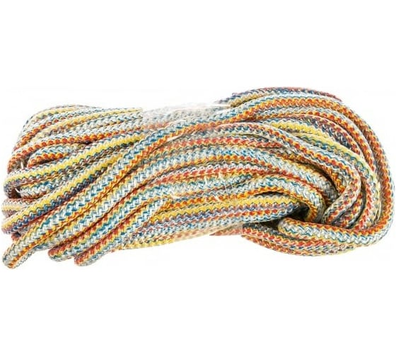 Изображение товара Вязаный шнур-веревка с сердечником ООО ТПК Сигма ПП d-10 мм, 20 м ШВХС32