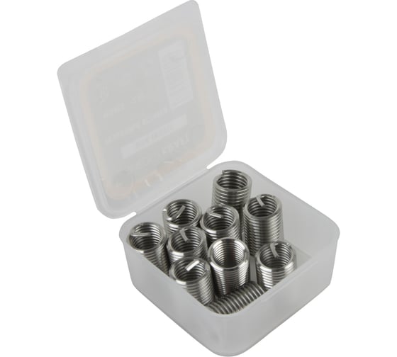 Изображение товара Резьбовые вставки WIEDERKRAFT M10x1,5, 2,5d, 10 предметов WDK-IN10152