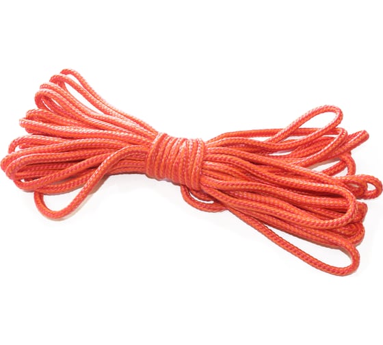 Изображение товара Универсальный плетеный шнур-веревка ООО ТПК Сигма, полипропилен, 6 мм, 10 м ШП16