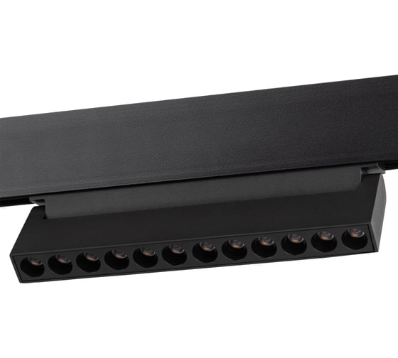 Изображение товара Магнитный трековый светильник ЭРА TRM20-4-22-12W3K-B для системы NOVA, 48V, 12Вт, 3000К, направленный свет, черный Б0054815