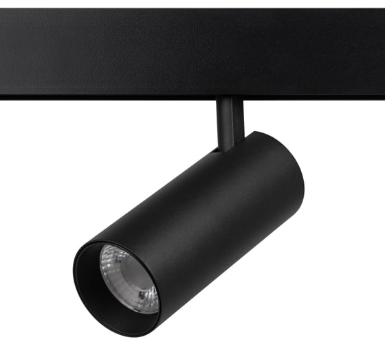 Изображение товара Магнитный трековый светильник ЭРА TRM20-6-15W3K-B для системы NOVA, 48V, 15Вт, 3000К, направленный свет, черный Б0054822