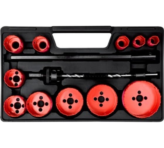 Изображение товара Набор универсальных кольцевых пил YATO 19-76мм 15 предметов YT-3381 36323381 092 1