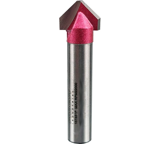 Изображение товара Фреза для обгона и снятия фаски 45 градусов (12.7x12.7x45 мм; Z2; хв-к 8 мм) PROCUT 157831P