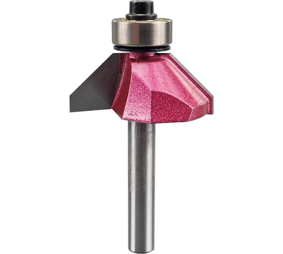 Изображение товара Фреза для снятия фаски 45 градусов (30.96x12.5x55 мм; Z2; хв-к 6 мм; нижний подшипник) PROCUT 306621P