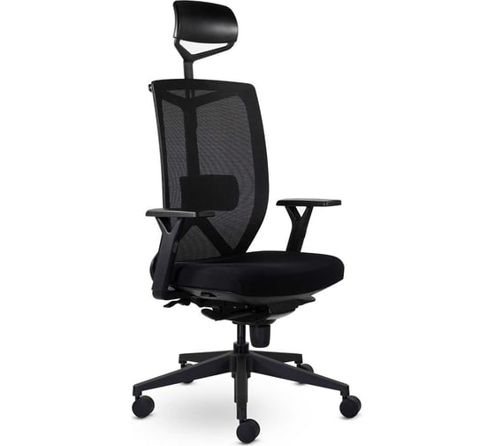 Изображение товара Кресло с подголовником UTFC Профи М-900 черное, пластик КИПрофи01