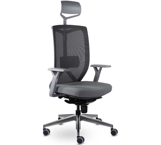 Изображение товара Кресло с подголовником UTFC Профи М-900 серое, пластик КИПрофи02