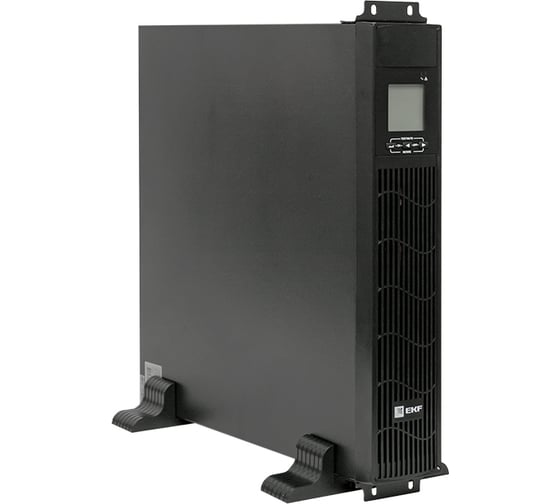 Изображение товара Источник бесперебойного питания двойного преобразования EKF E-Power SW900pro-RTB 1000 ВА PROxima, для монтажа в стойку, c АКБ 3x12В_7 Ач SW910Pro-RTB