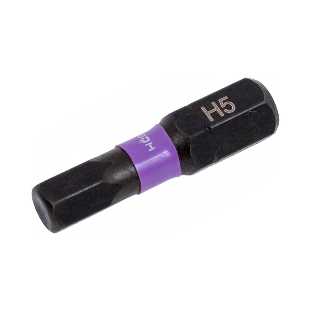 Изображение товара Биты ударные HEX 5, 25 мм, сталь S2, 5 шт HOEGERT TECHNIK