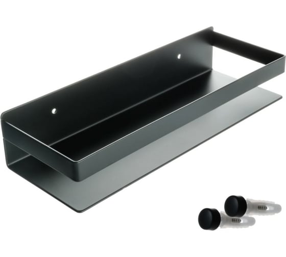 Изображение товара Прямоугольная полка FIXSEN Hotel одноэтажна, черная FX-31003G