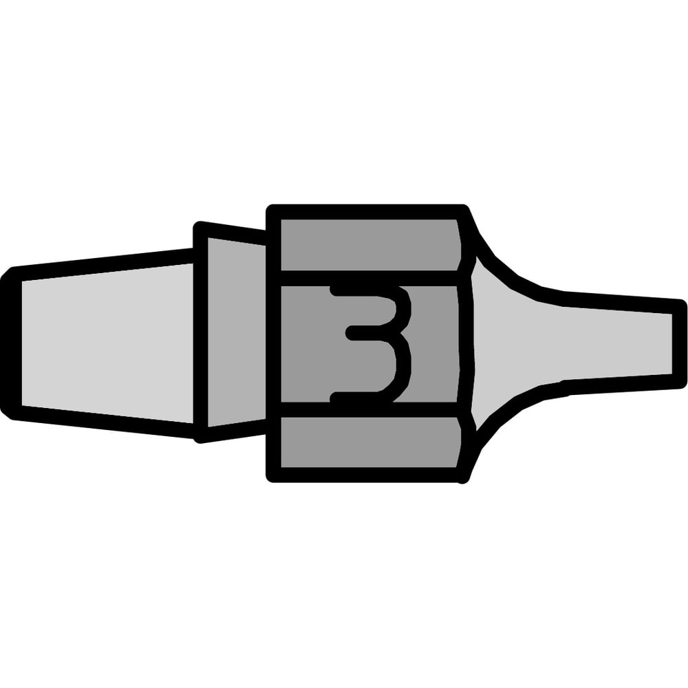 Изображение товара Насадка для выпайки и удаления припоя WELLER DX 113 2.5 мм