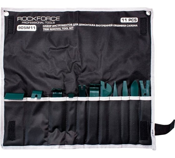 Изображение товара Набор инструмента Rockforce для демонтажа внутренней обшивки салона 11пр., на полотнеRF-905M11(48841)