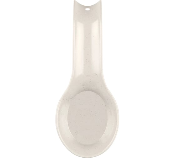 Изображение товара Подставка для ложки с декором Phibo 200х80х35 мм бежевый флэк 43129550753