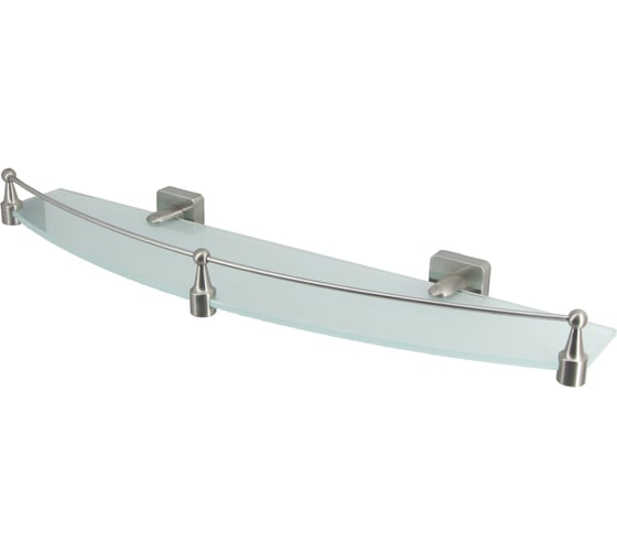 Изображение товара Полка WasserKraft Rhin стеклянная c бортиком K-8744