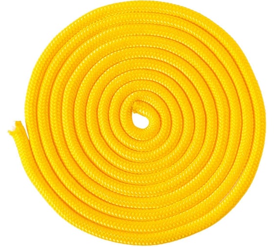Изображение товара Гимнастическая скакалка RECORD СТАРТ, d=10мм, 3м, желтая 4680253050784