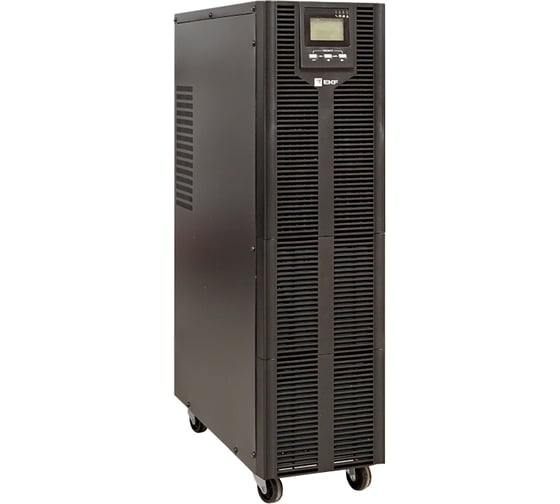 Изображение товара Источник бесперебойного питания двойного преобразования EKF E-Power SW900G4 6000 ВА напольный,1-фазный, 230В, c АКБ 16x12В_7Ач SW960G4-T-B