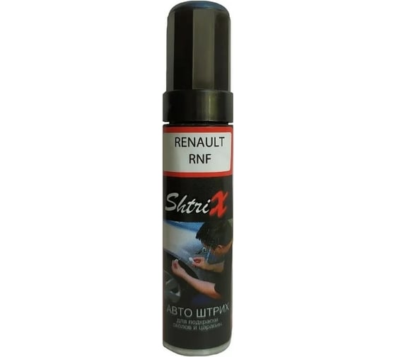 Изображение товара Профессиональный карандаш с кисточкой для удаления сколов и царапин Аэрохим Shtrix Авто штрих синий минерал 12 мл Renaul RNF