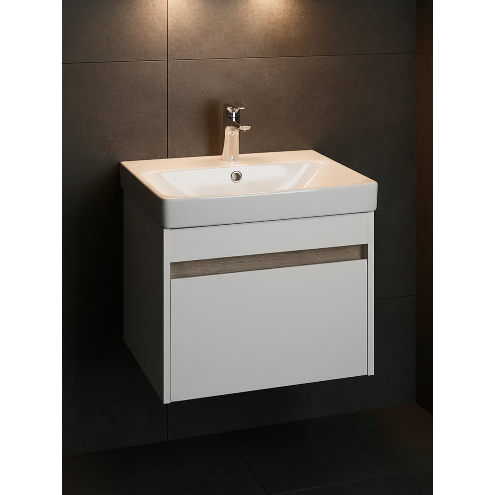 Изображение товара Тумба под раковину Акватон Марти 55 ясень шимо современная мебель