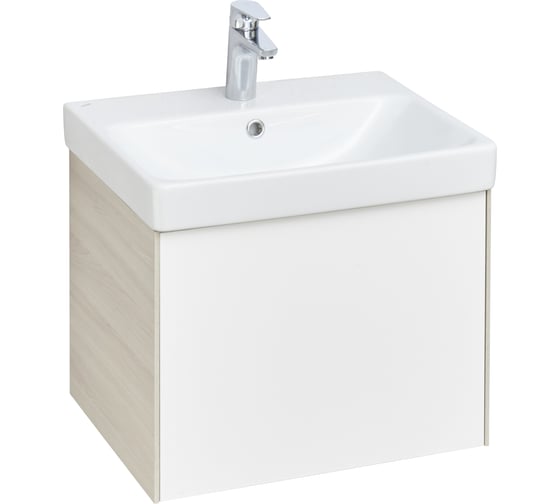 Изображение товара Тумба под раковину AQUATON Асти 55 белый глянец 1A263101AXD70