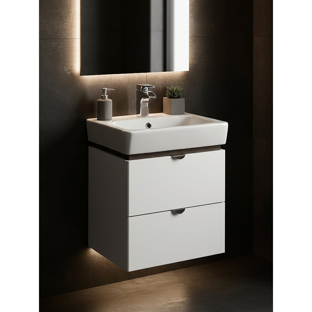 Изображение товара Тумба под раковину AQUATON Скай PRO 50 белый глянец