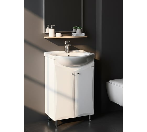 Изображение товара Тумба под раковину AQUATON Джимми 57 У белый 1A250501DJ010