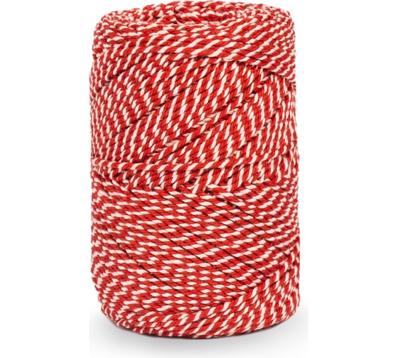Изображение товара Нитка ЩИТ хлопчатобумажная, 50 текс х 15, белая/красная, по 120 м, сменный блок 13736-1