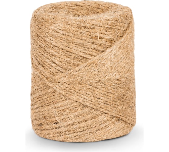 Изображение товара Джутовый шпагат ЩИТ ШД 1.67 ктекс, П 3 пол. 3-ниточный, в бобине, по 0.2 кг ЦН 13824-1