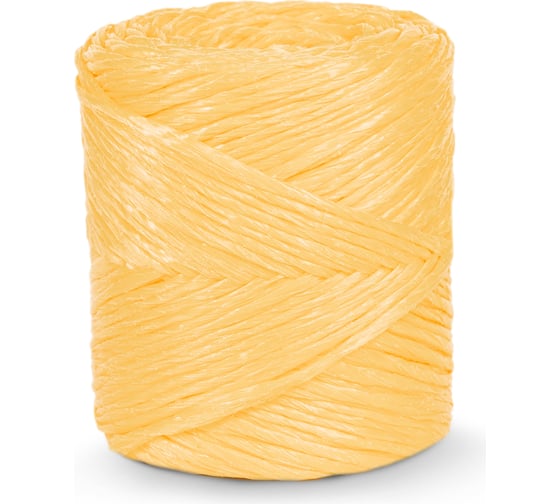 Изображение товара Полипропиленовый шпагат ЩИТ 1600 текс, в бобине, по 0.2 кг, желтый СС 13964-1
