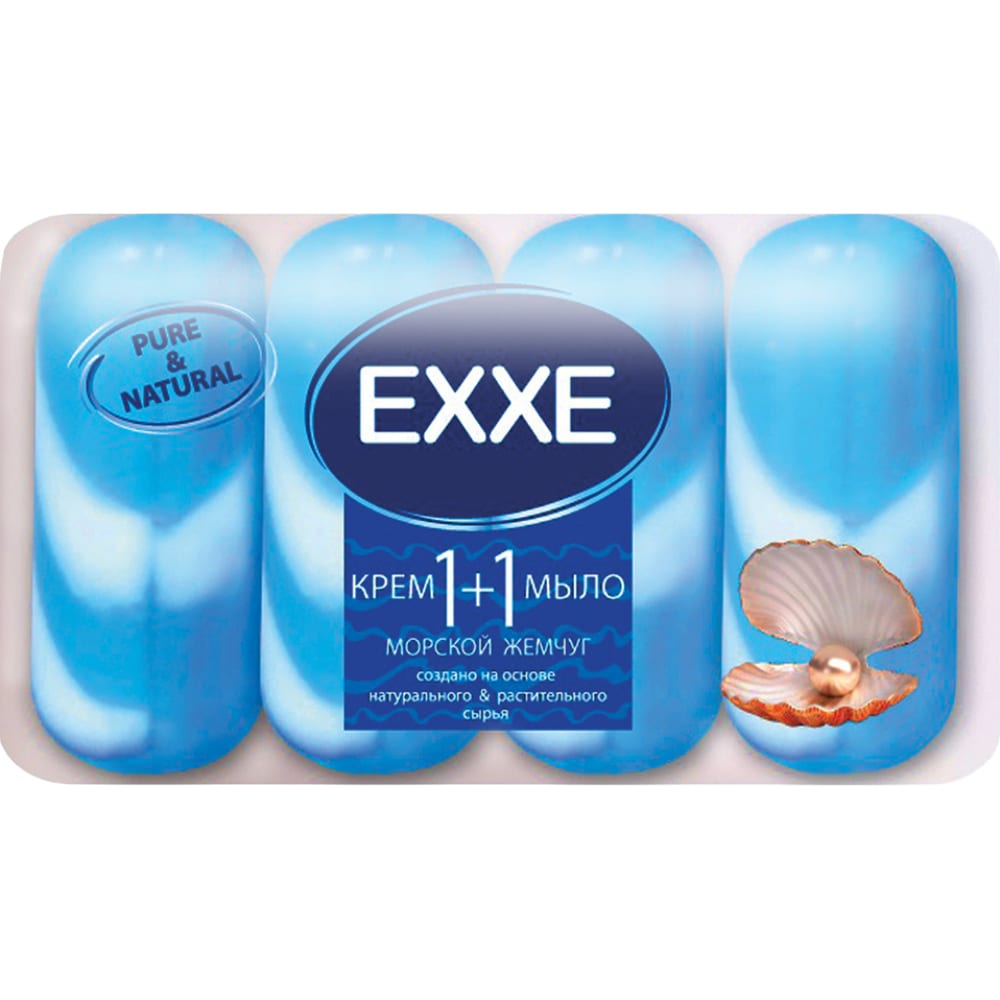 Крем-мыло EXXE туалетное мыло косметическое exxe 1 1 спелая вишня 4 шт 75 г