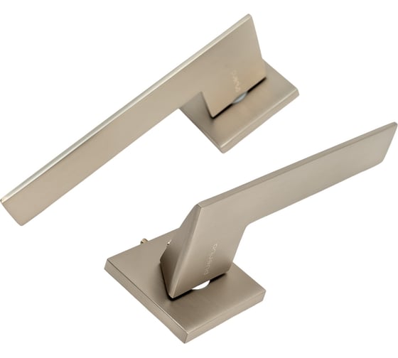 Изображение товара Дверная ручка PUERTO Латте, серия SLIM, никель супер матовый INAL 543-03 slim MSN