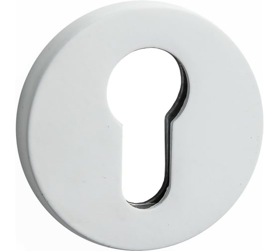 Изображение товара Накладка на цилиндр PUERTO серия SLIM, матовый супер белый INET AL 06 slim MSW