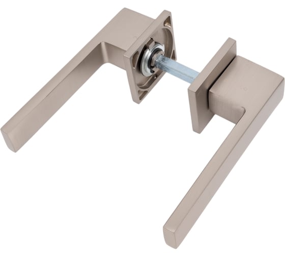 Изображение товара Дверная ручка PUERTO Бискотти, серия SLIM, никель супер матовый INAL 540-03 slim MSN