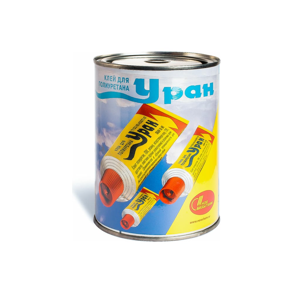 Изображение товара Универсальный водостойкий клей НОВБЫТХИМ Уран 1 л для пластика и резины
