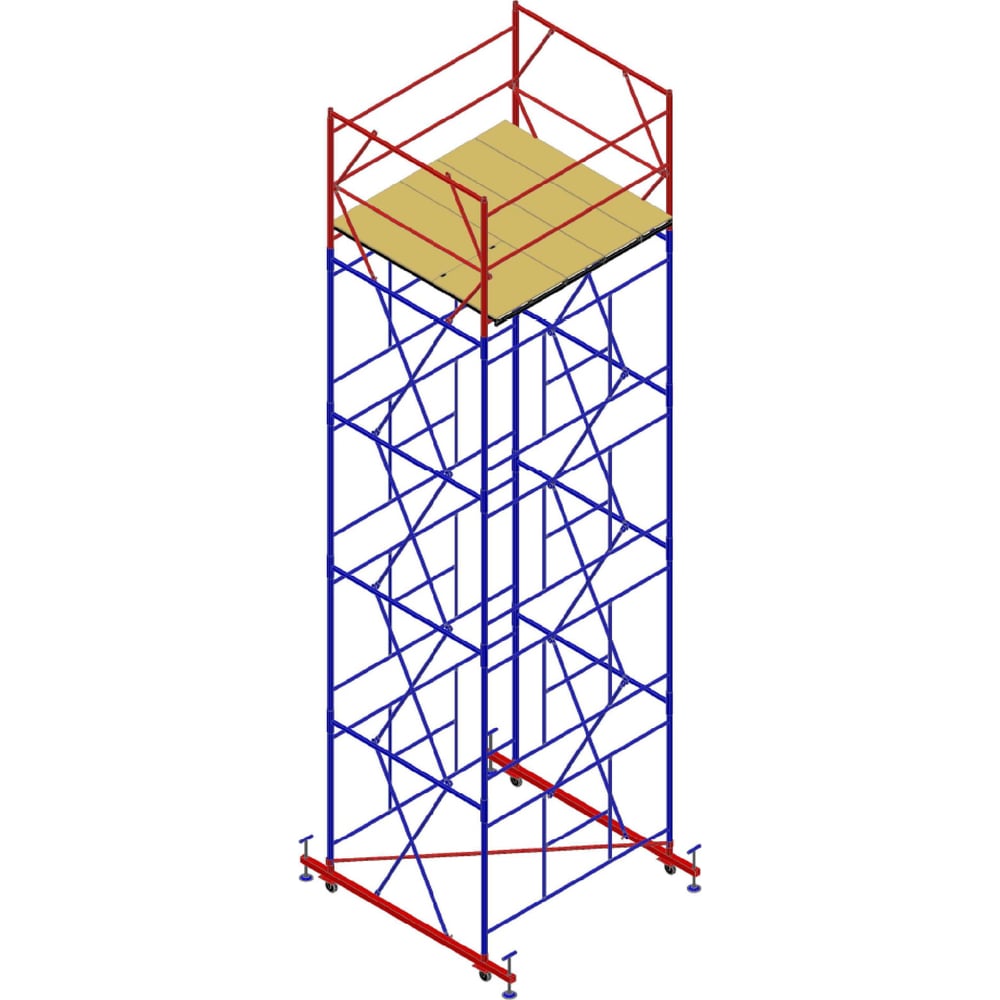 Изображение товара Вышка-тура Мега Мега-3 Профи высота 6.4 м для строительных работ