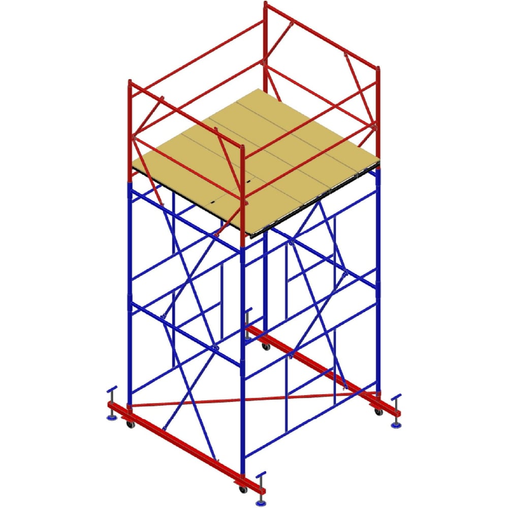 Изображение товара Вышка-тура Мега Мега-3 Профи Н=4,0 м для работы на высоте