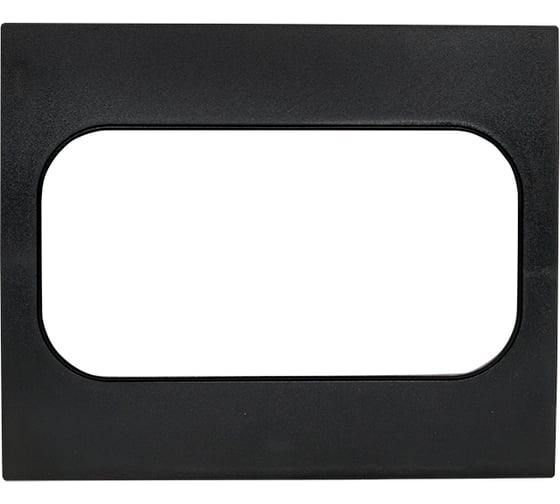 Изображение товара 2-местная рамка для розетки EKF Стокгольм черная EYM-G-303-30