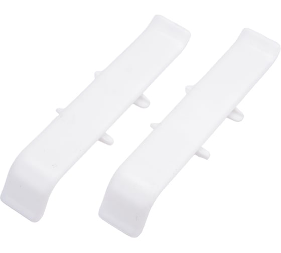 Изображение товара Соединитель для плинтуса DECONIKA (70 мм, 033 Кремово-белый, 2 шт.) Д-П70-С-Ф2 033 КРМ БЕЛ