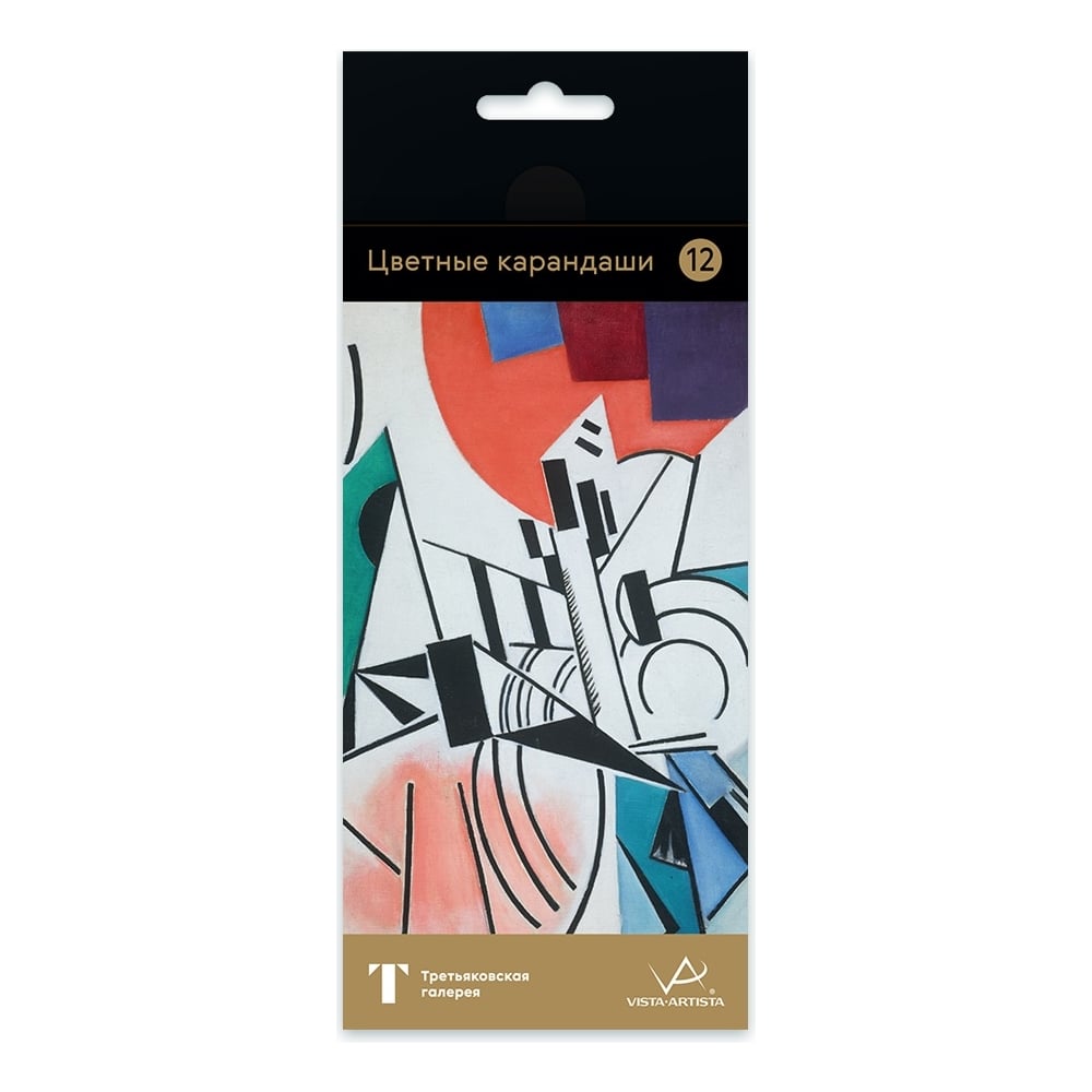 Изображение товара Набор цветных карандашей Vista-Artista Розанова 8 шт 12 цветов заточенные