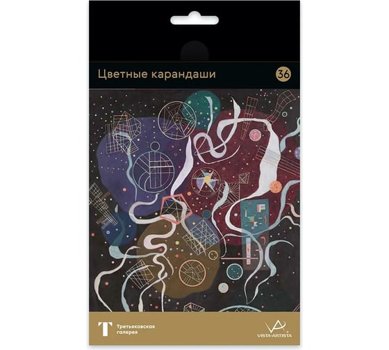 Изображение товара Набор цветных карандашей Vista-Artista Кандинский заточенный, 4 шт, 36 цветов 577165