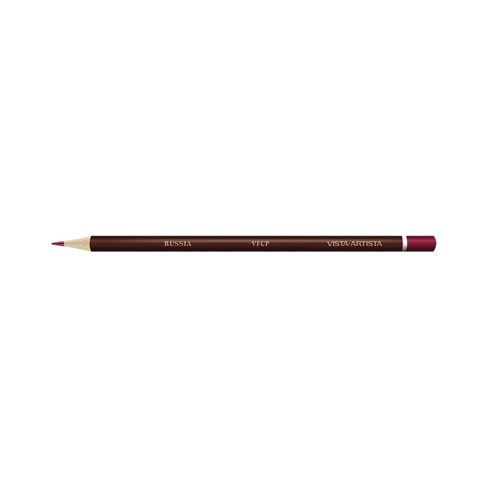 Заточенный цветной карандаш Vista-Artista карандаш чернографитный с ластиком полоски твёрдость нв корпус треугольный заточенный в тубусе микс