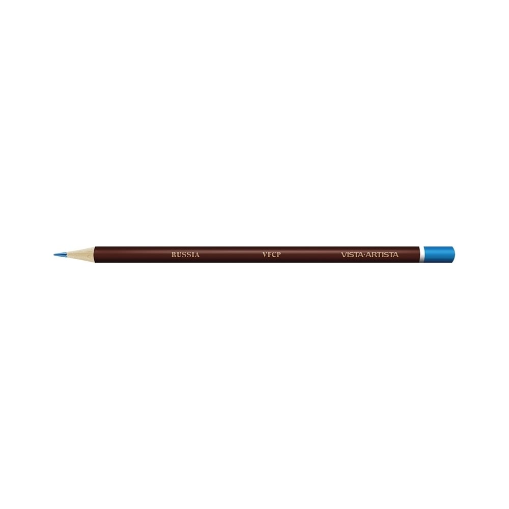 Заточенный цветной карандаш Vista-Artista карандаш чернографитный с ластиком нв корпус треугольный заточенный микс следы в тубусе
