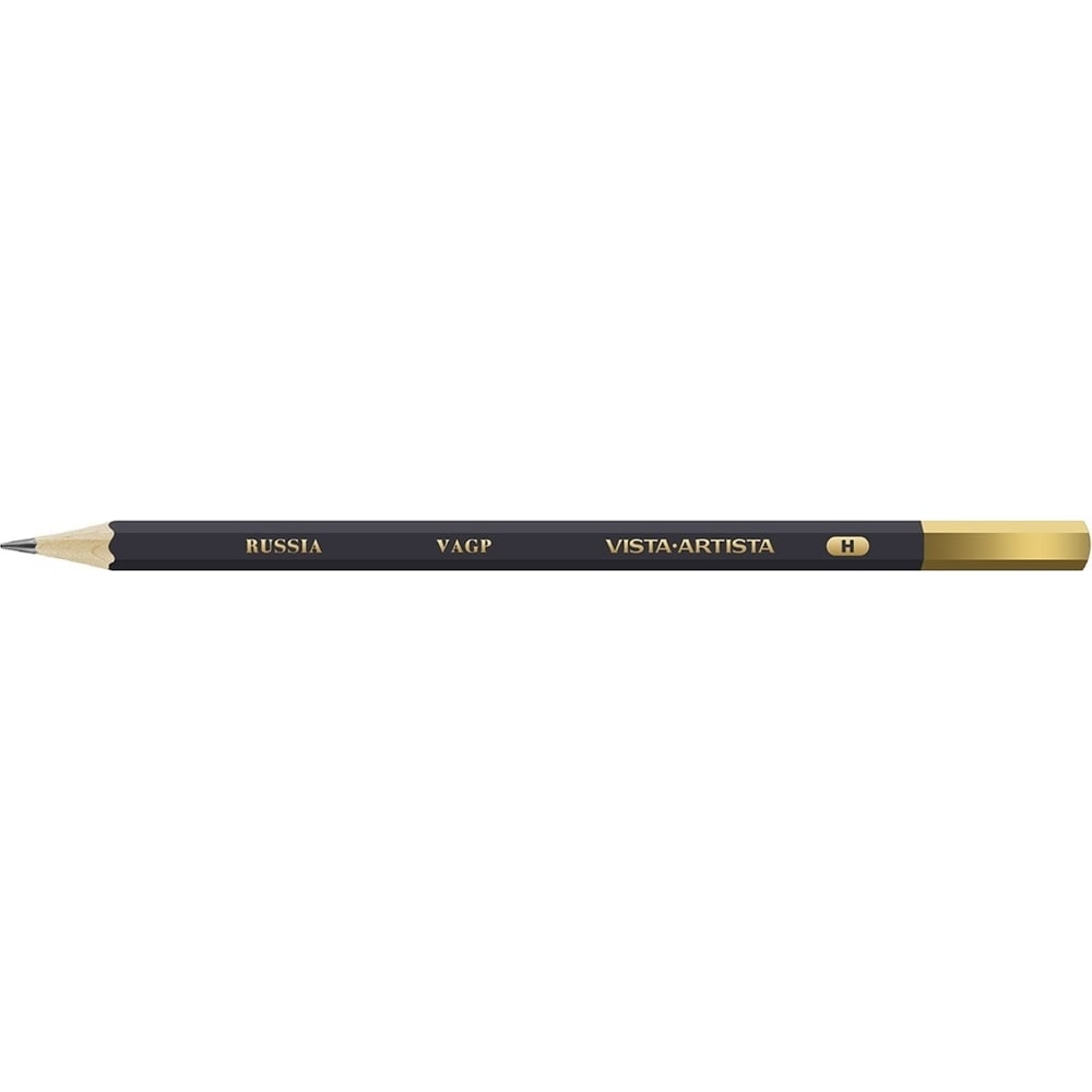 Чернографитный карандаш Vista-Artista комбинированный универсальный ластик vista artista
