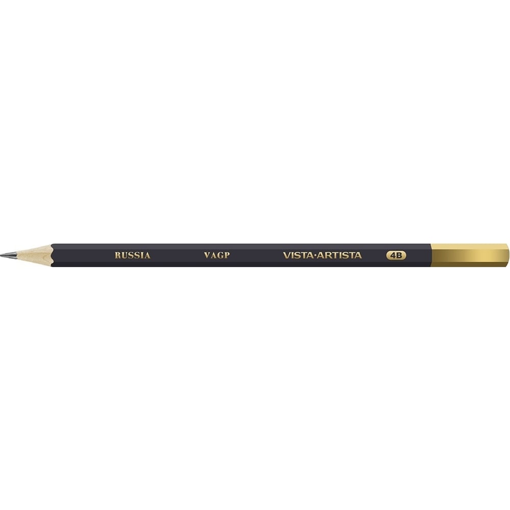 Чернографитный карандаш Vista-Artista ластик карандаш vista artista