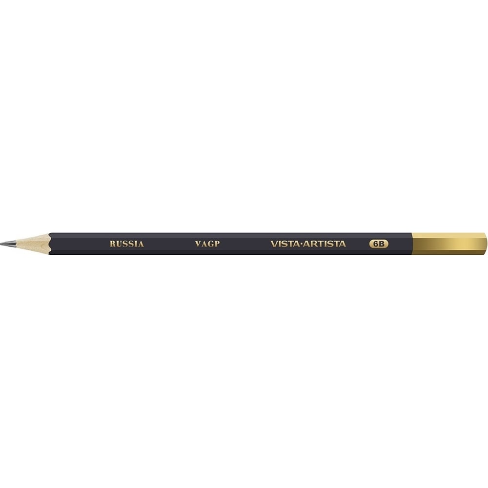 Чернографитный карандаш Vista-Artista карандаш чернографитный 2 0 мм happy graphix самолеты hв трёхгранный