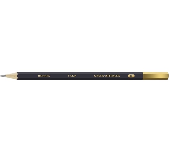 Изображение товара Чернографитный карандаш Vista-Artista заточенный, М, B, 12 шт 536063