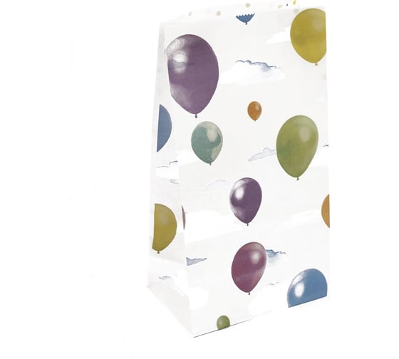 Изображение товара Крафт-пакеты для готовой выпечки S-Chief 13x8x24 см №02 Облака с шариками 616011