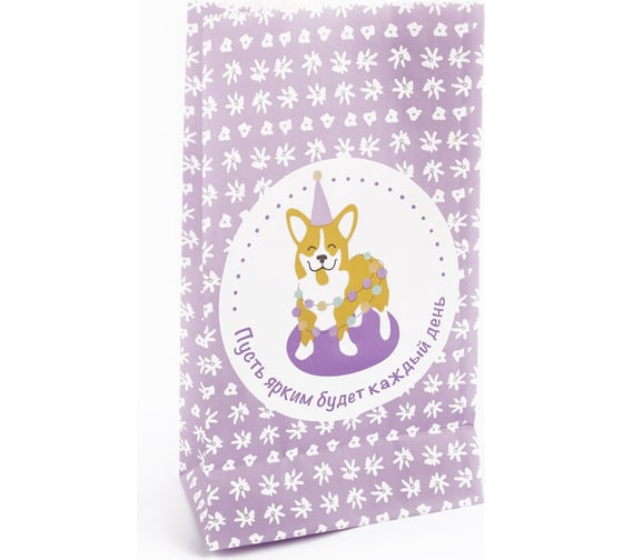 Изображение товара Крафт-пакеты для готовой выпечки S-Chief 13x8x24 см №03 Корги 616015