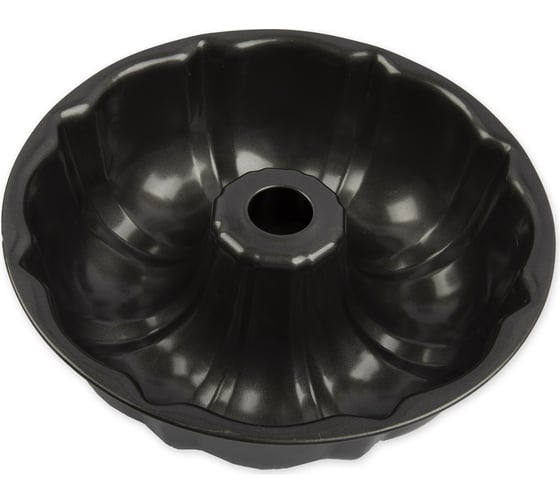 Изображение товара Металлическая круглая форма для кекса S-Chief диаметр 24 см серый 609750