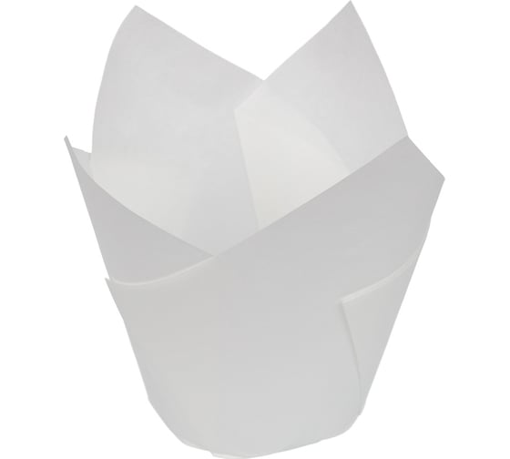 Изображение товара Бумажные формы S-Chief Тюльпан 5 см 20 шт белый 536077