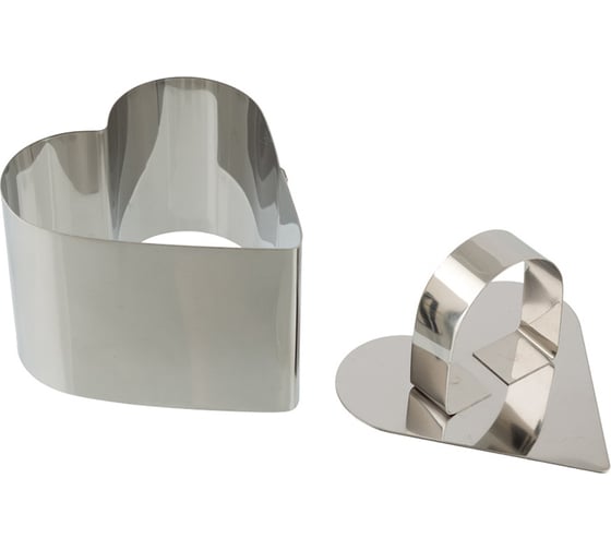 Изображение товара Форма для салатов, гарнира и десерта S-Chief №4 сердце 75x68 мм 1 шт 452270